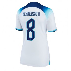 England Jordan Henderson #8 Hjemmebanetrøje Dame VM 2022 Kort ærmer